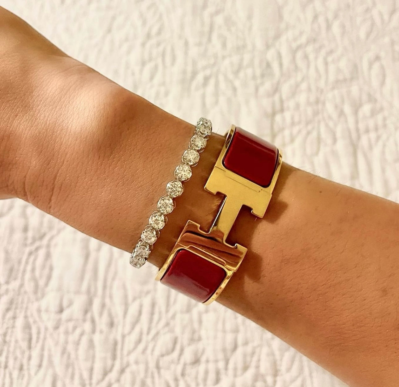 Illusion Tennis Bracelet