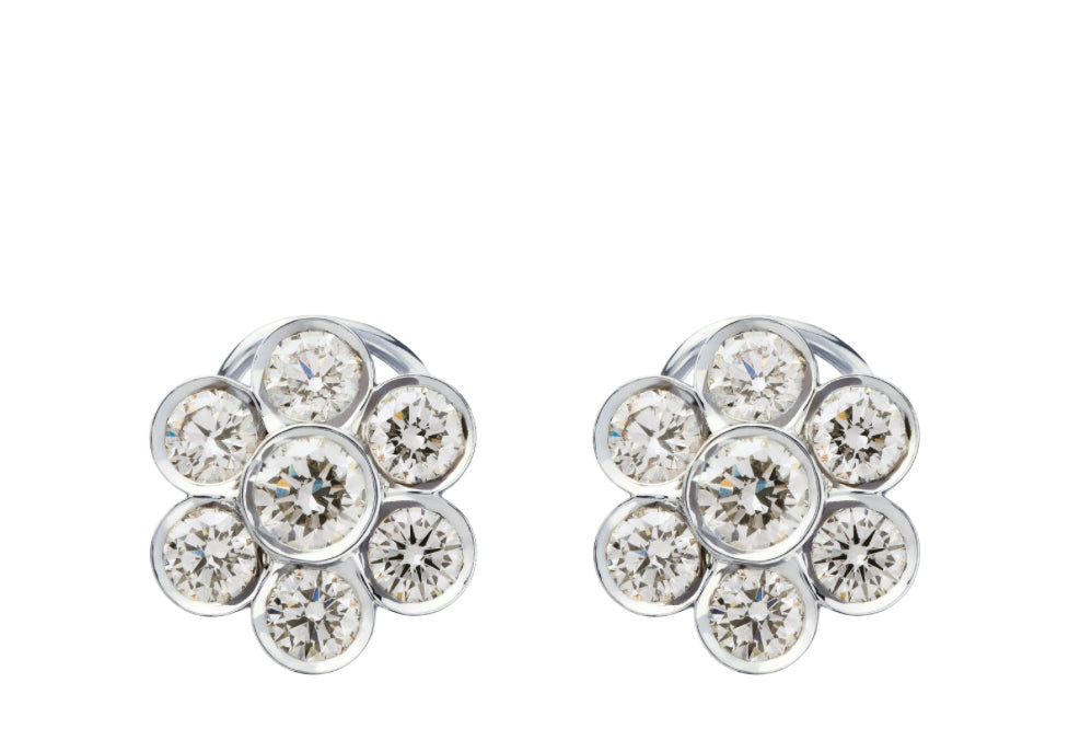 La Maison Fleur Diamond Earrings