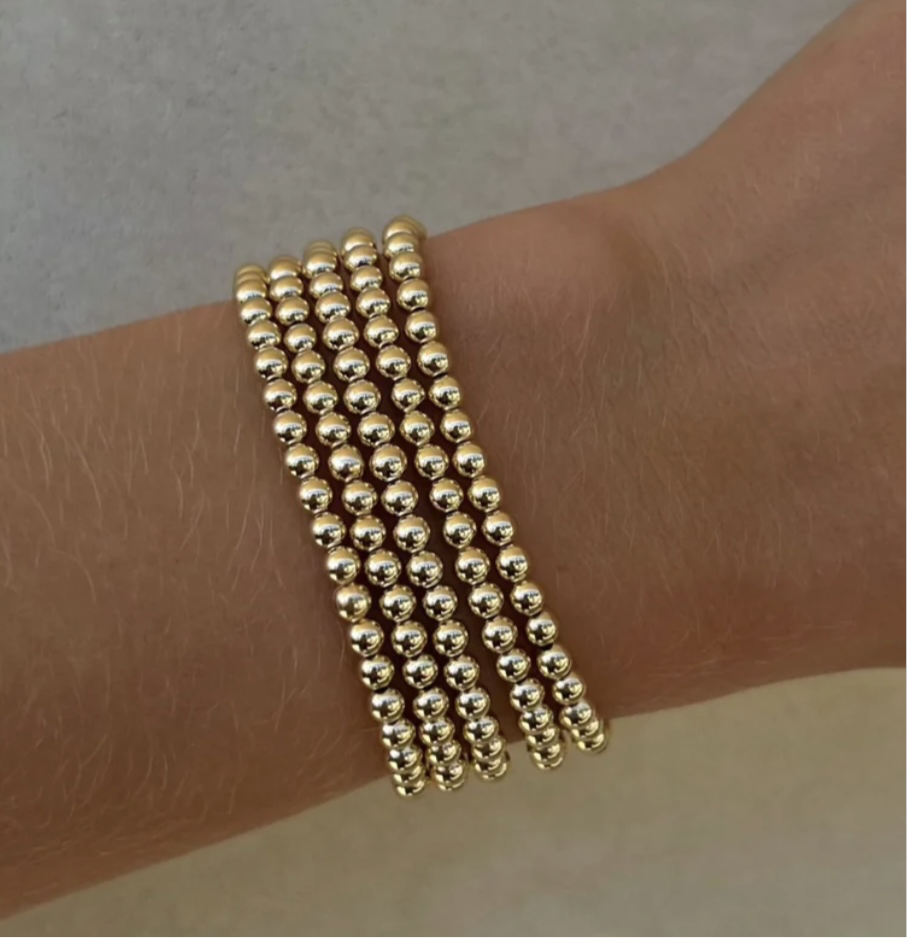 4mm Gold Filled Beads