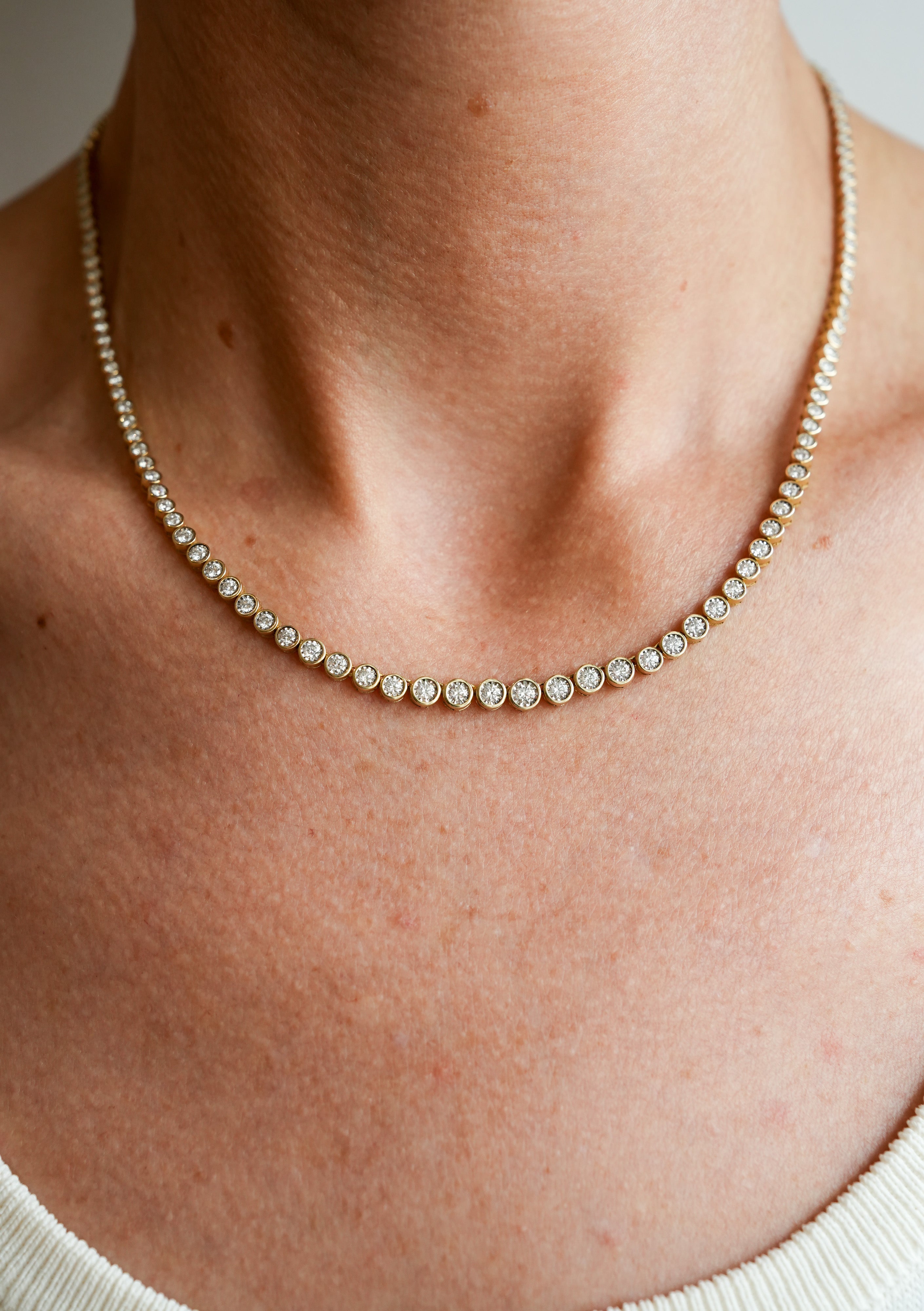 Addie Bezel Necklace