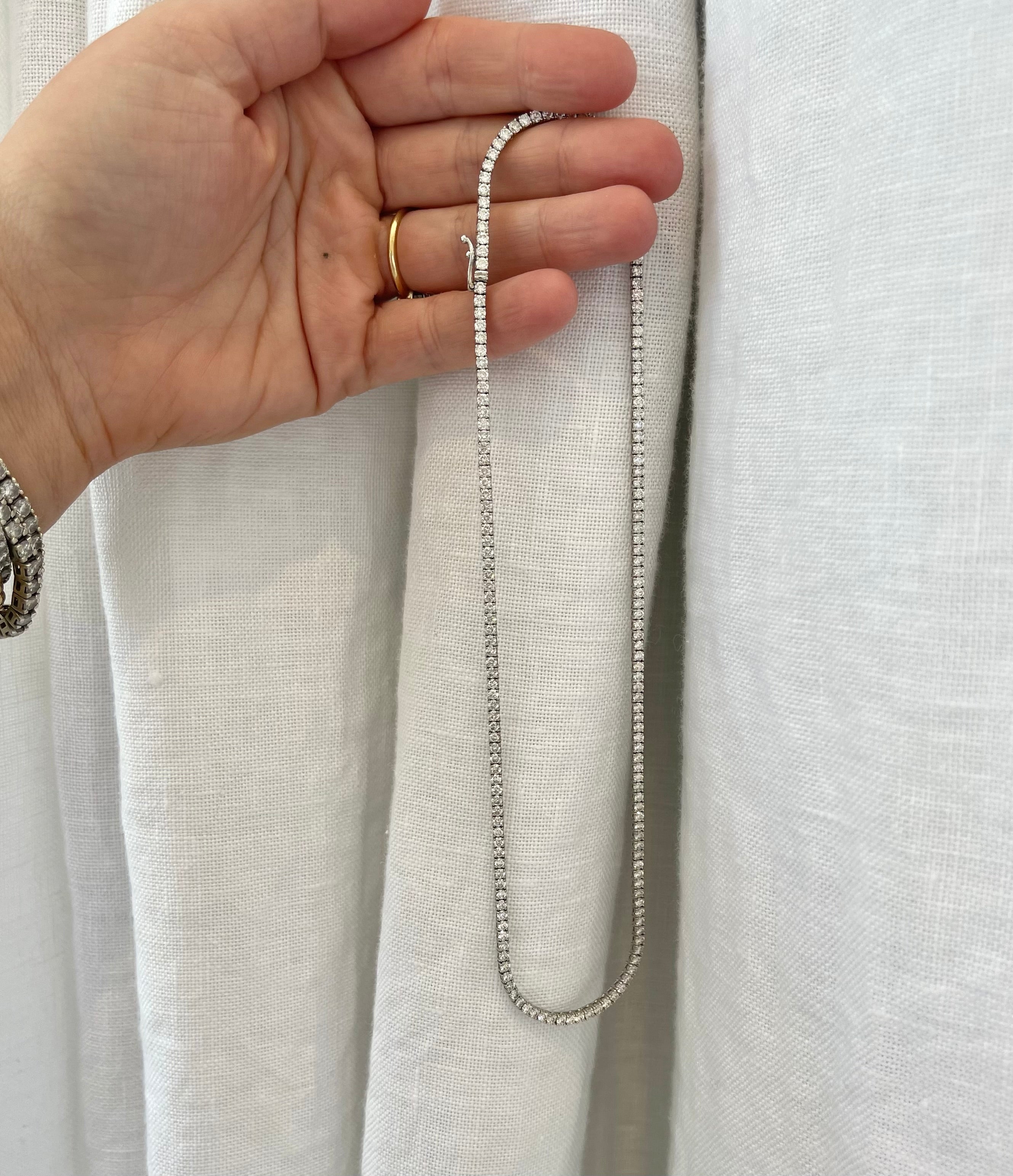 Same Size Classic Tennis Necklace