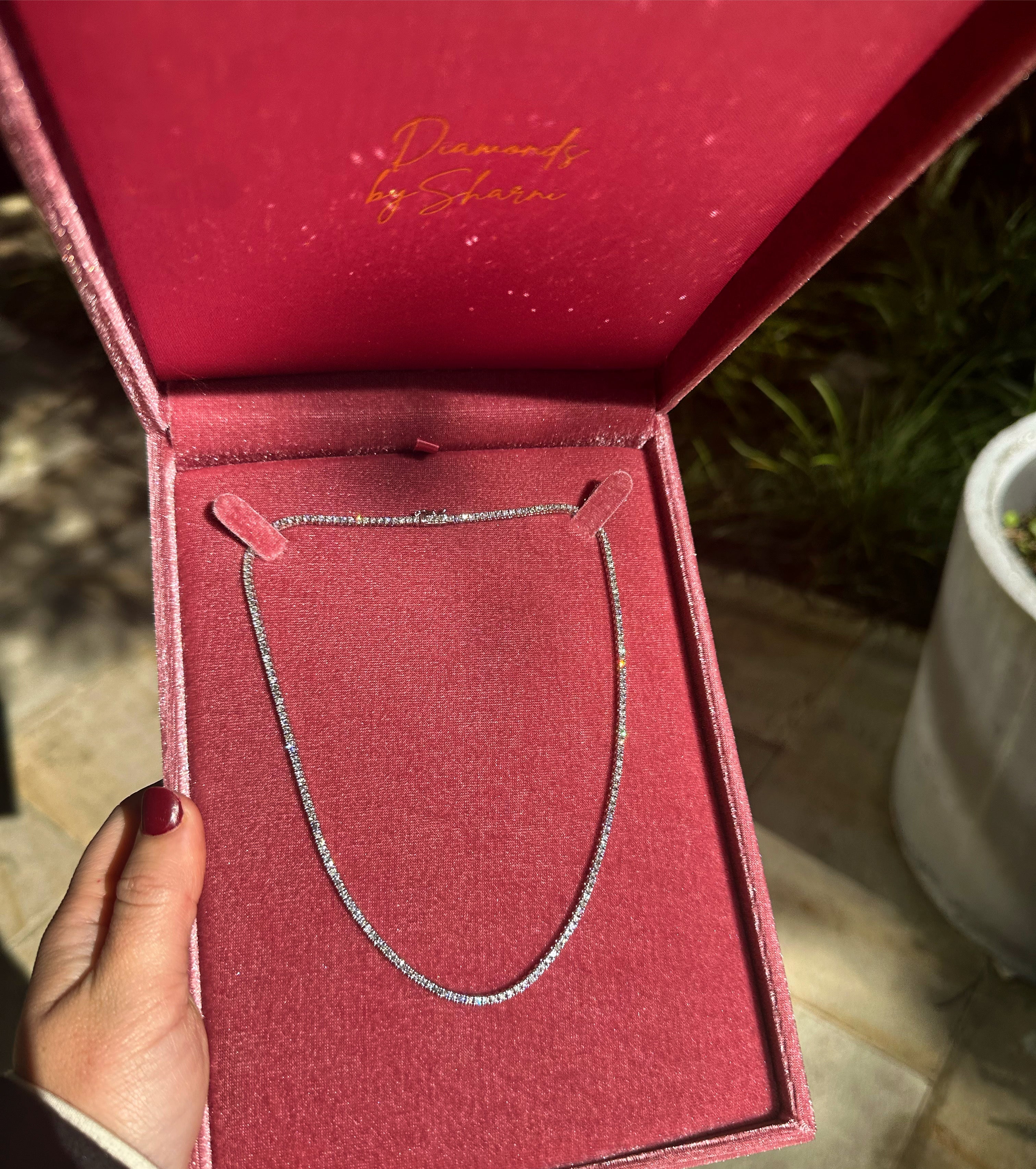 Same Size Classic Tennis Necklace