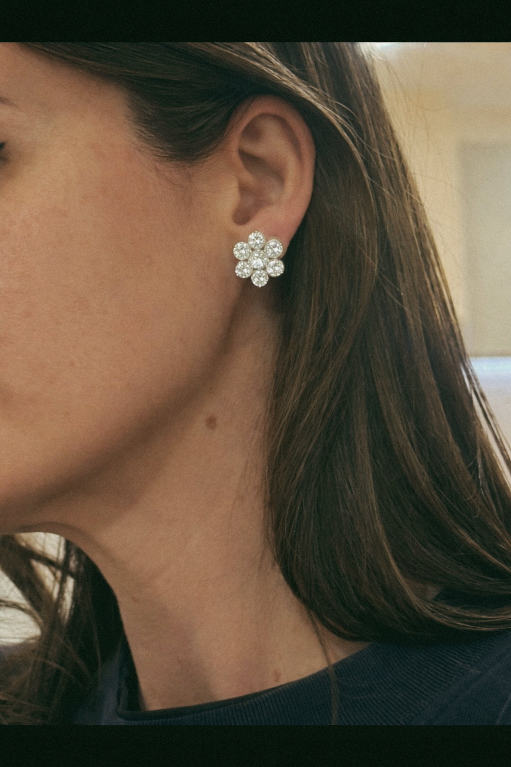 La Maison Fleur Diamond Earrings